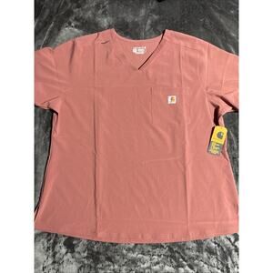 NWT Carhartt Force Cross-Flex Modern Fit Women's 2XL Tuck-In Top - C13410-Wdrs